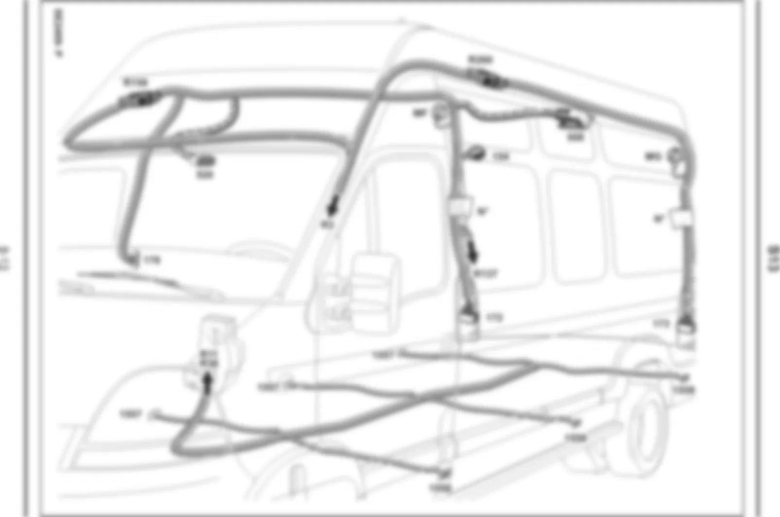 Электросхема ФОНАРЬ НА КРЫШЕ И ФОНАРЬ ГАБАРИТНОГО СВЕТА для Renault ...